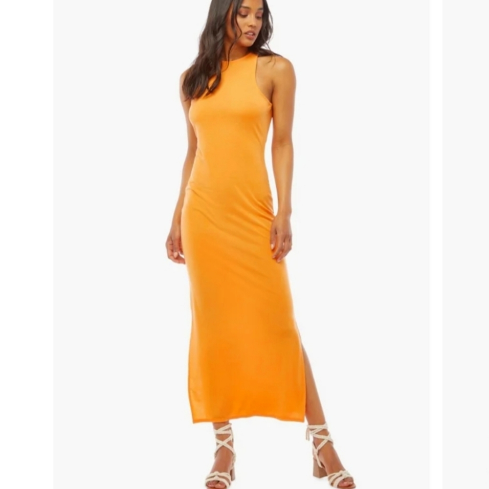 Orange Maxi Dress 🧡